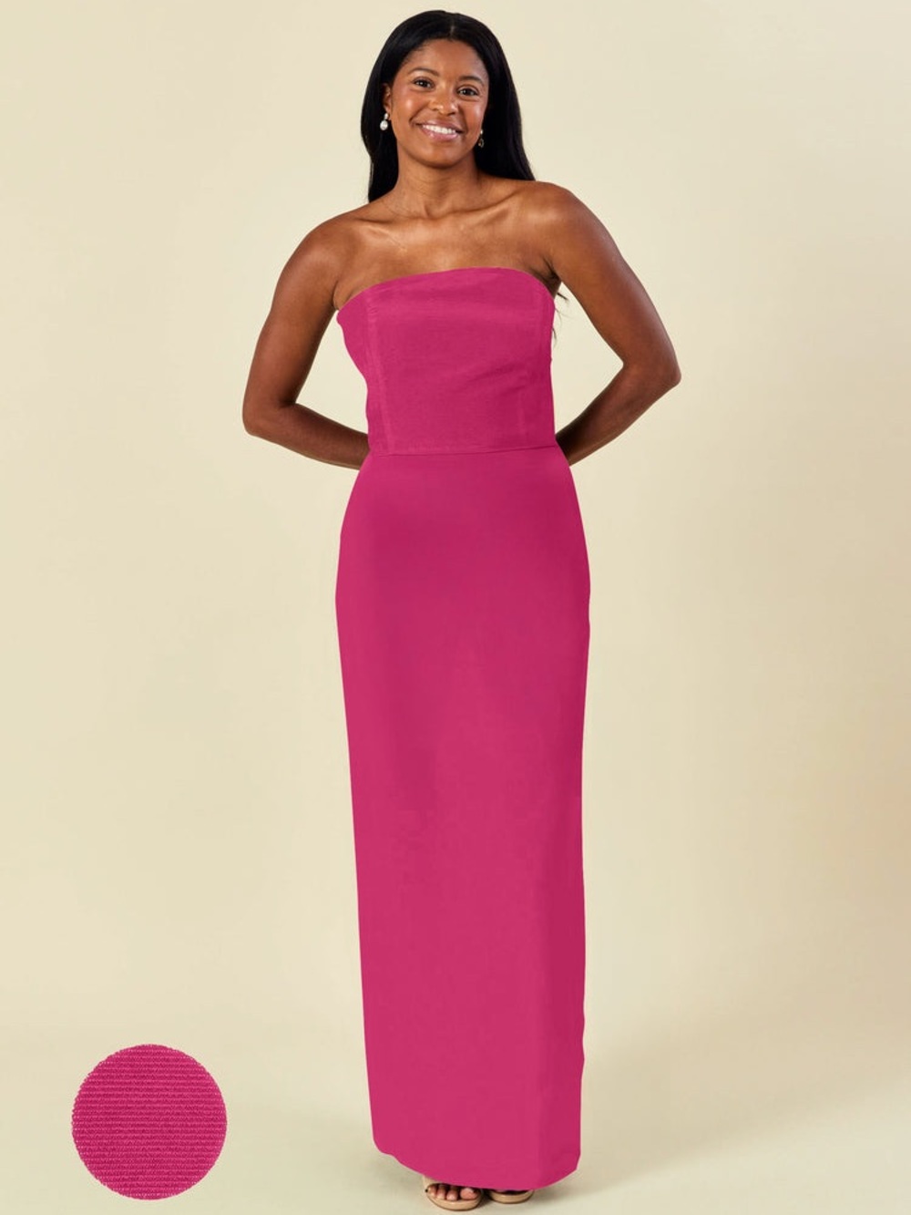 Lulakate Hannah dress in Pink Peony Bengaline size 8